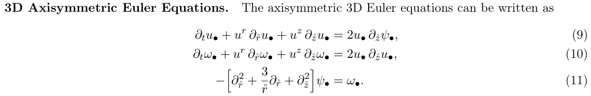 The axisymmetric Euler equations studied in the stability framework